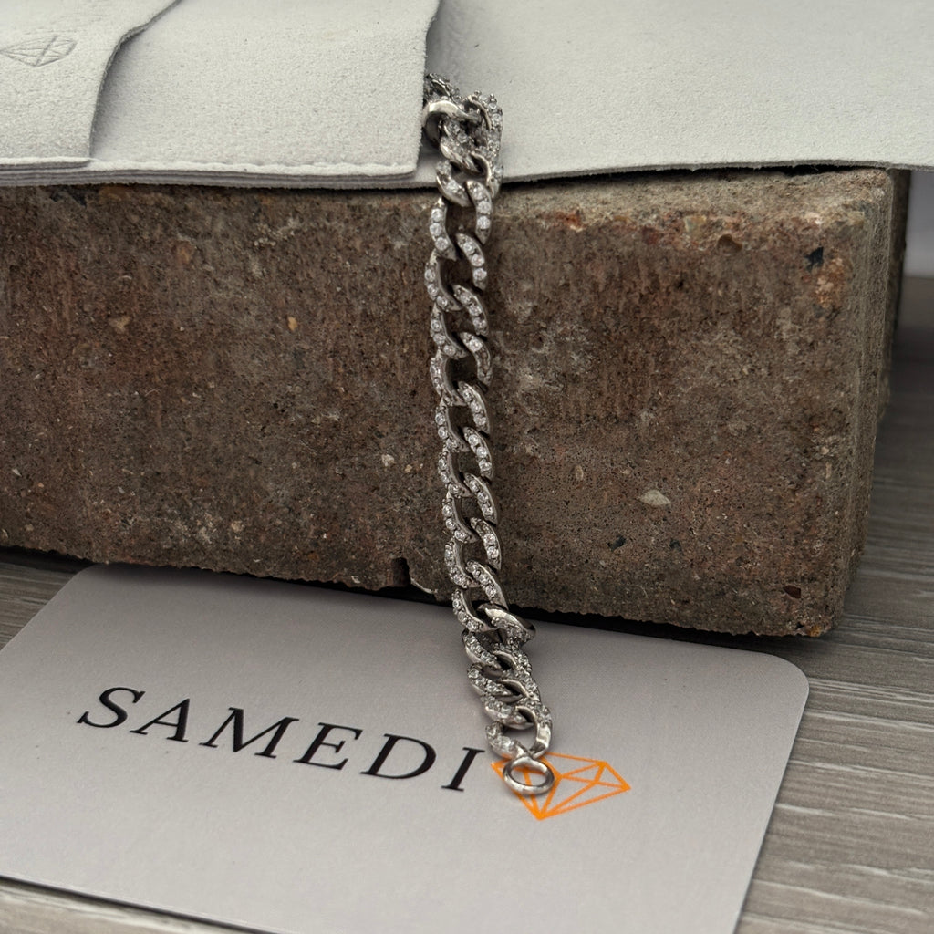Midnight Curb Bracelet