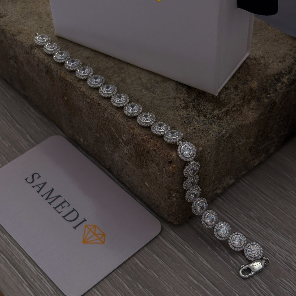 Halo Luxe Tennis Bracelet