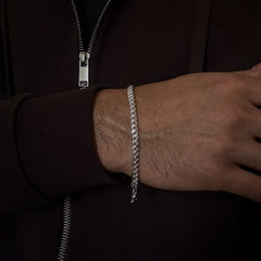 Silver Dome Bracelet