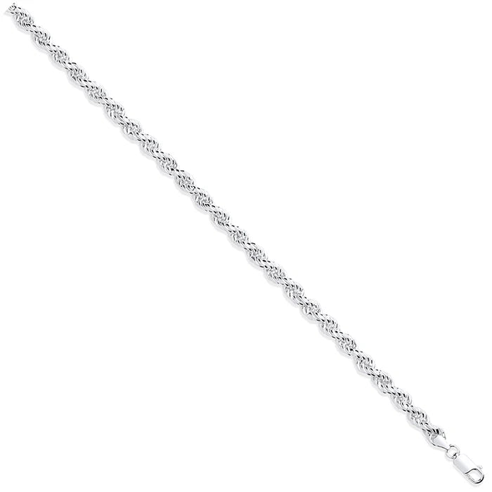 Silver Rope Bracelet