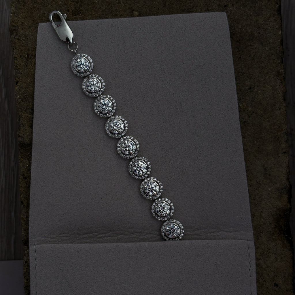 Halo Luxe Tennis Bracelet