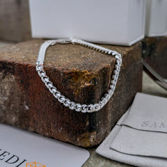 Silver Dome Bracelet