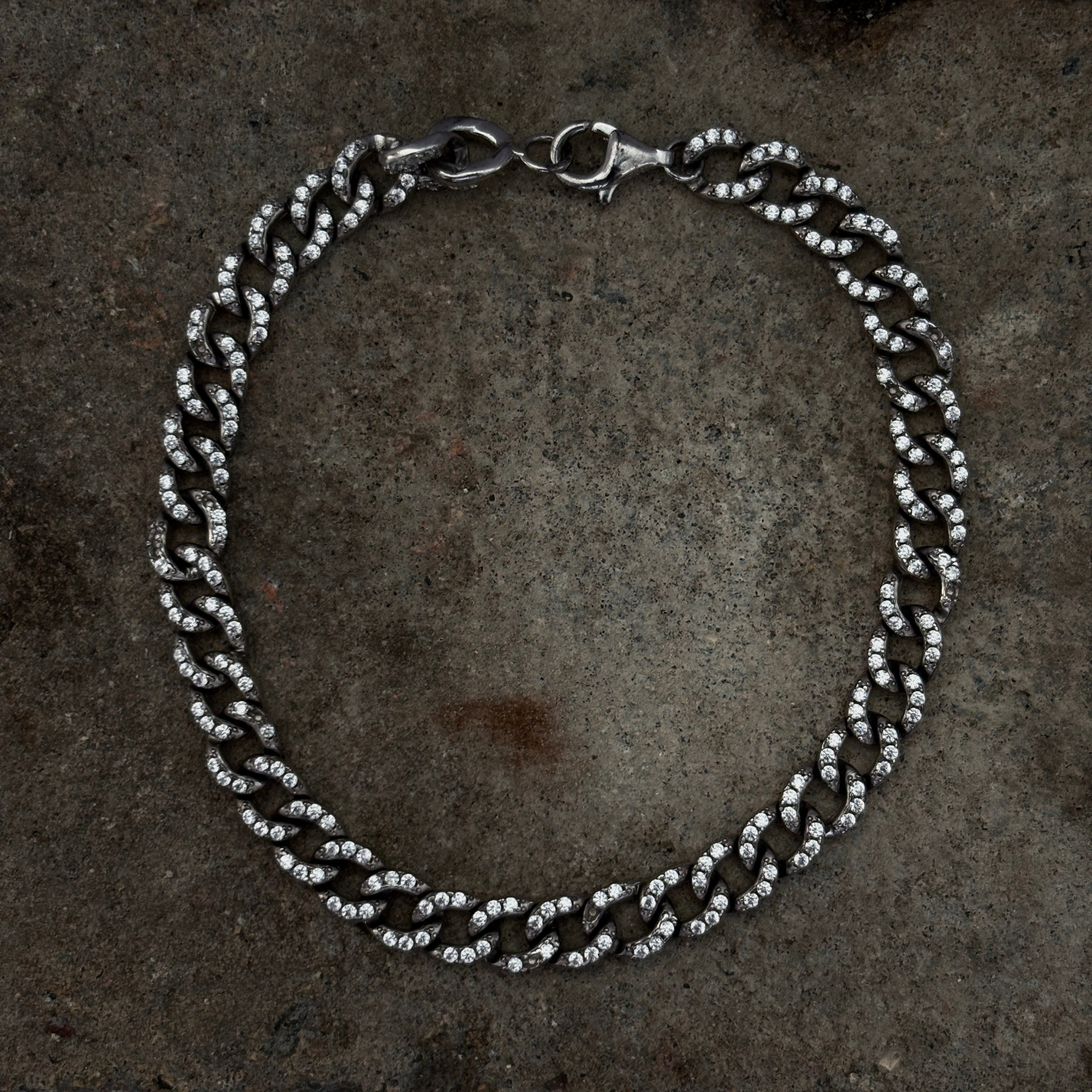 Midnight Curb Bracelet