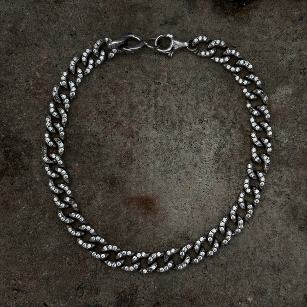 Midnight Curb Bracelet