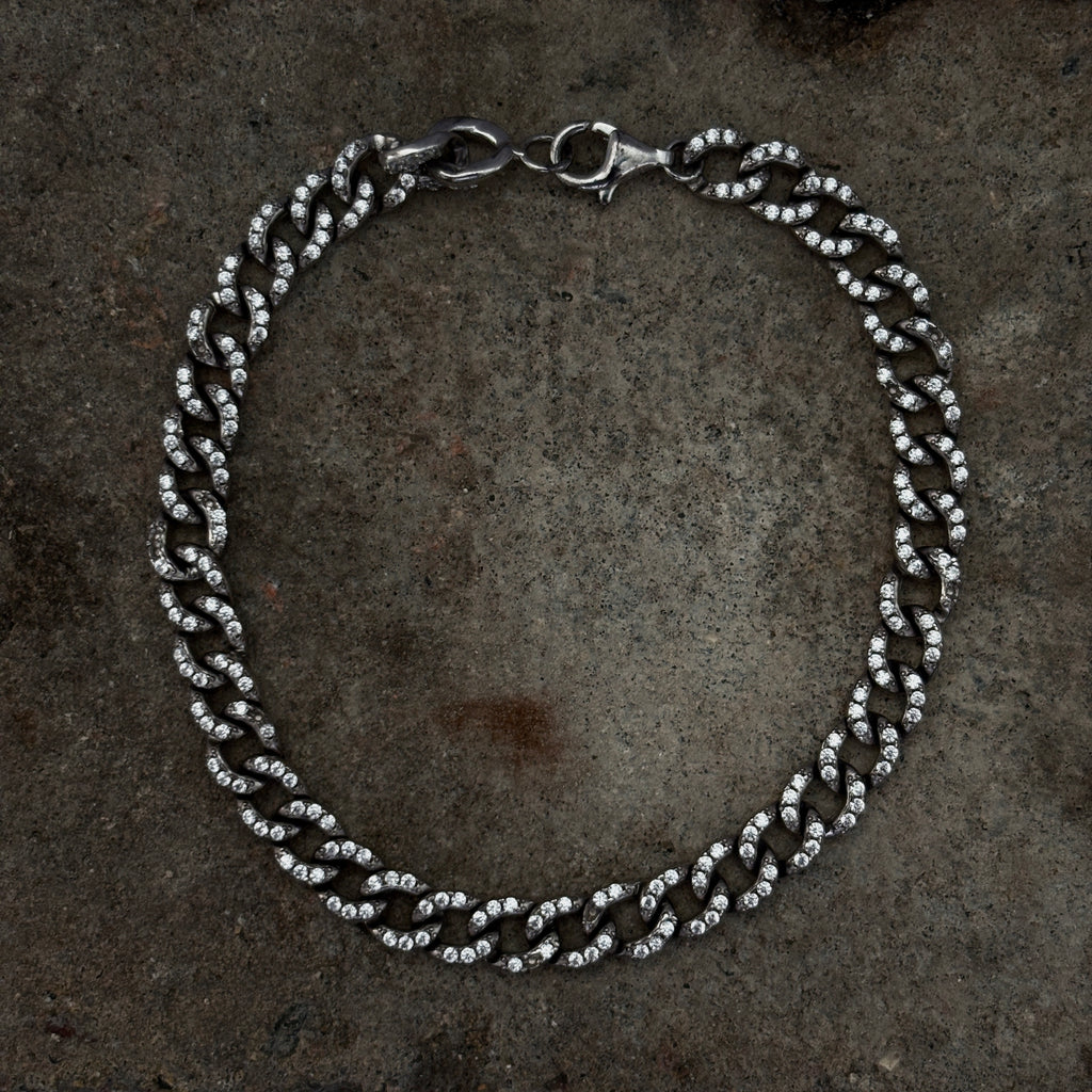 Midnight Curb Bracelet