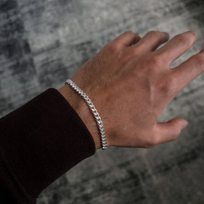 Onyx Cuban Bracelet