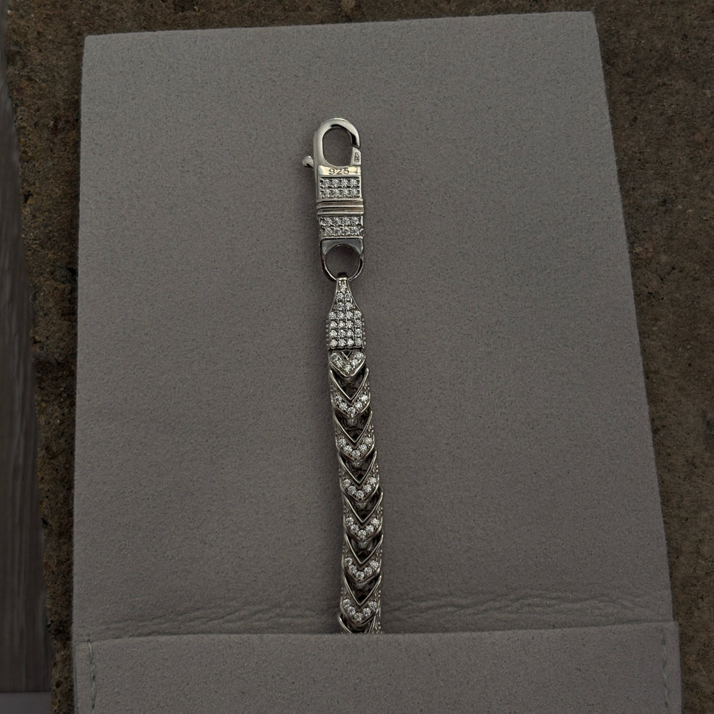 Silver Chevron Luxe Chain (6mm)