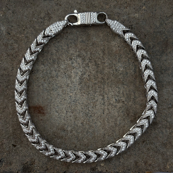 Silver Chevron Luxe Chain (6mm)
