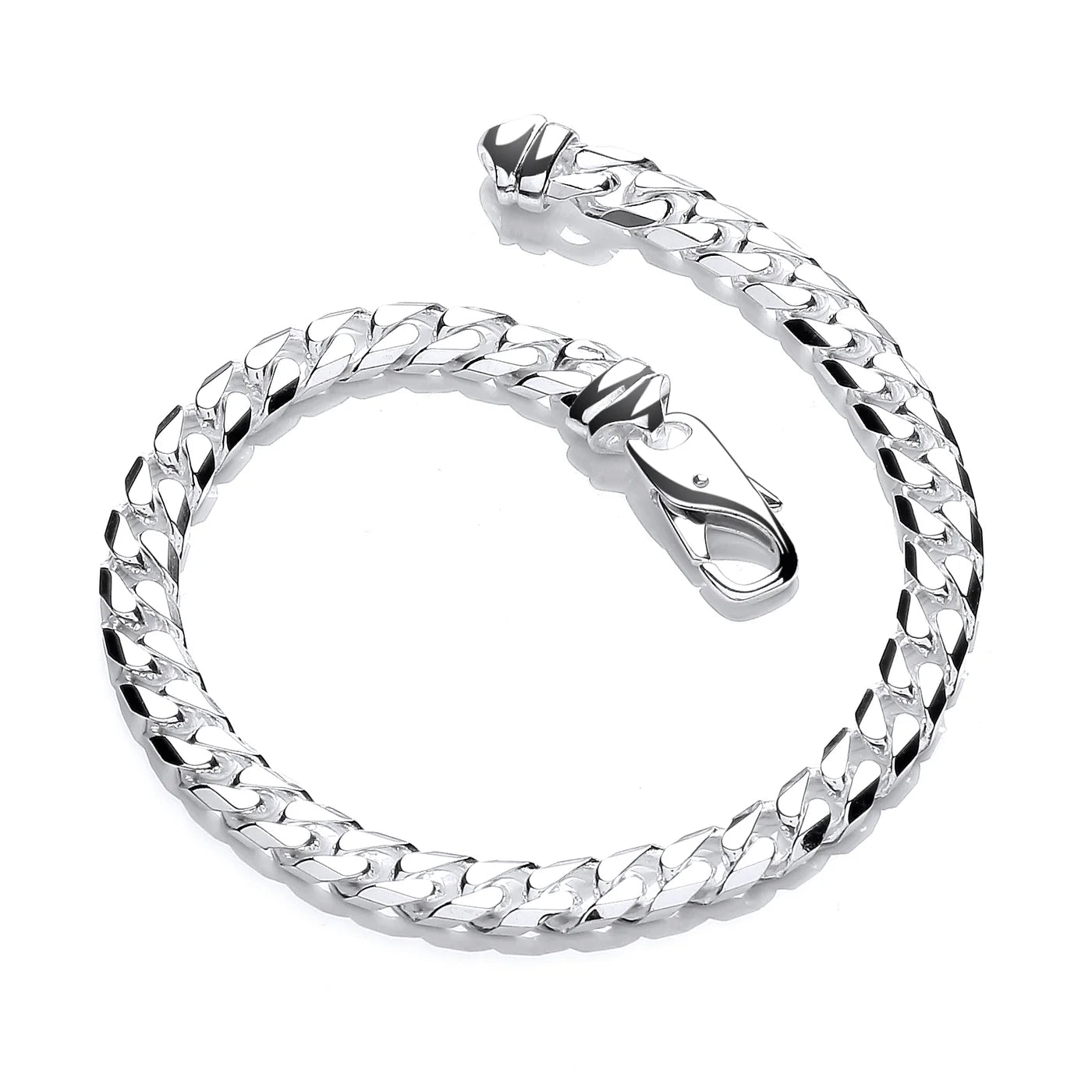 Timeless Silver Curb Bracelet (5.7mm)