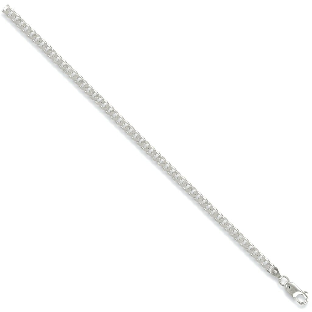 Sterling Silver 4.4mm Curb Chain