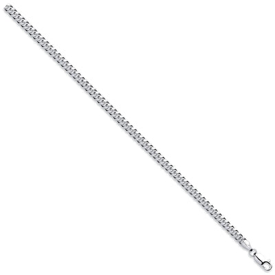 Silver Dome Cuban Link Chain (5mm) - Component of The Statement Set 1