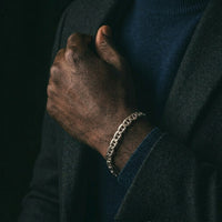 Voyager Anchor bracelet worn on the wrist