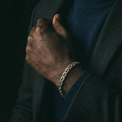Voyager Anchor bracelet worn on the wrist