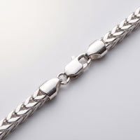 Close-up of the clasp on the Keystone Franco Bracelet 4mm