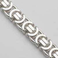 Close-up of the links on the King's Byzantine bracelet