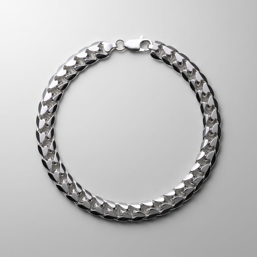 Onyx Cuban Bracelet (7mm)