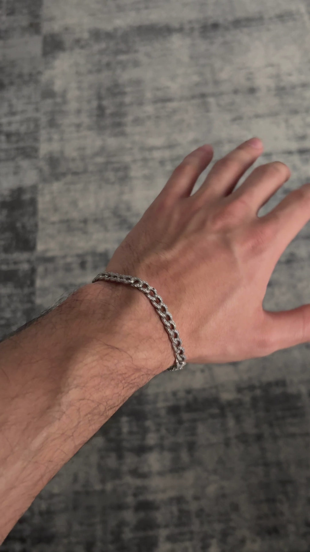 Midnight Curb Bracelet
