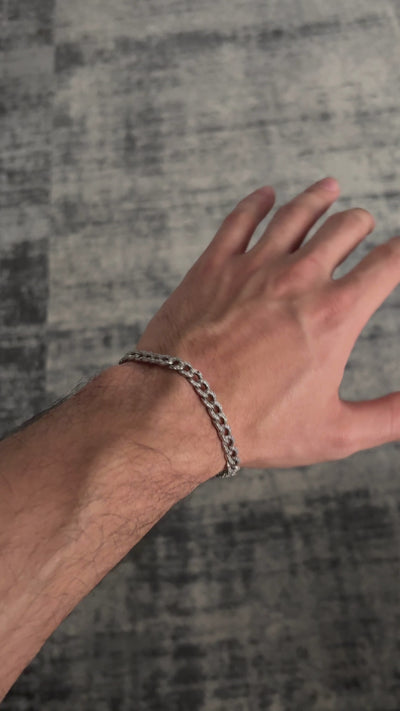 Midnight Curb Bracelet