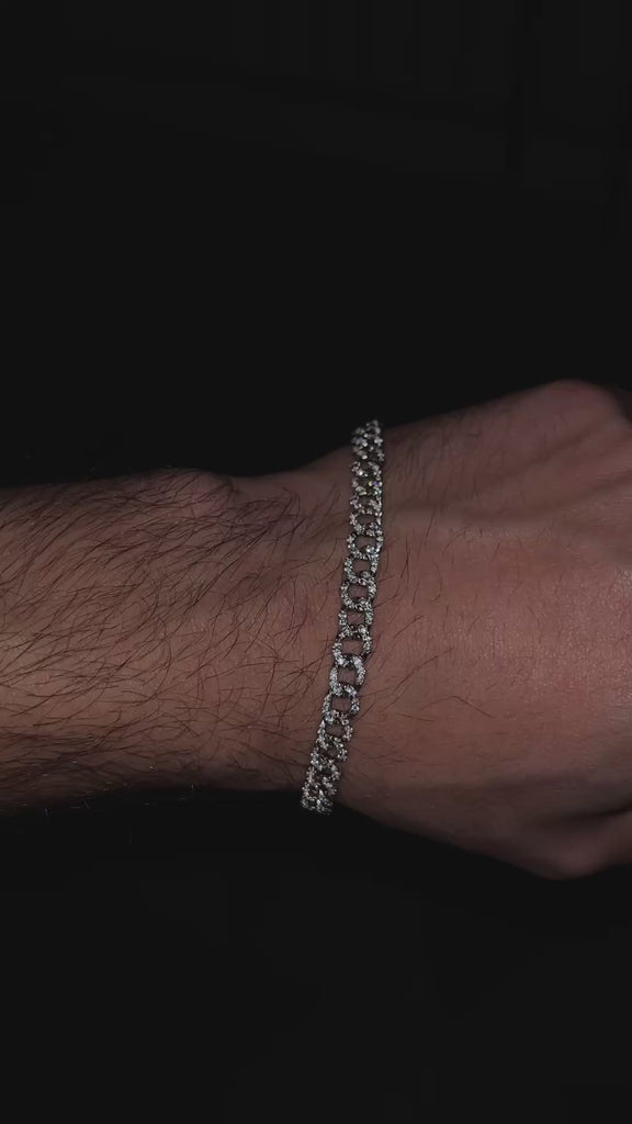 Midnight Curb Bracelet